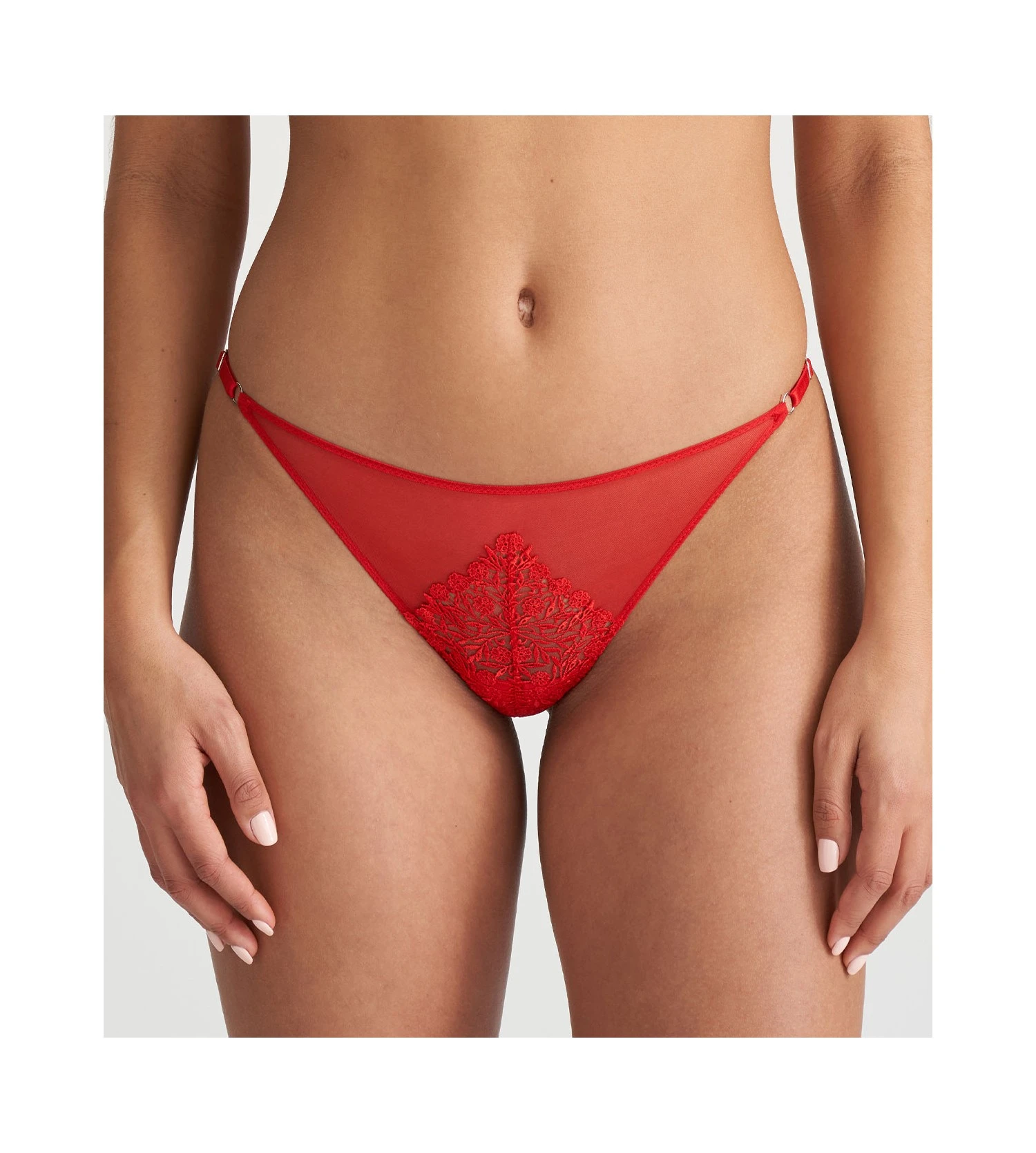MARIE JO String Sensuel Brodé Danae ROUGE 3 MARIE JO String Sensuel Brodé Danae ROUGE – Image 3