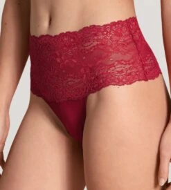 Calida String Taille Haute Sensual Secret Rio Red -Sousvêtement Magasin string taille haute sensual secret 167 rio red 2