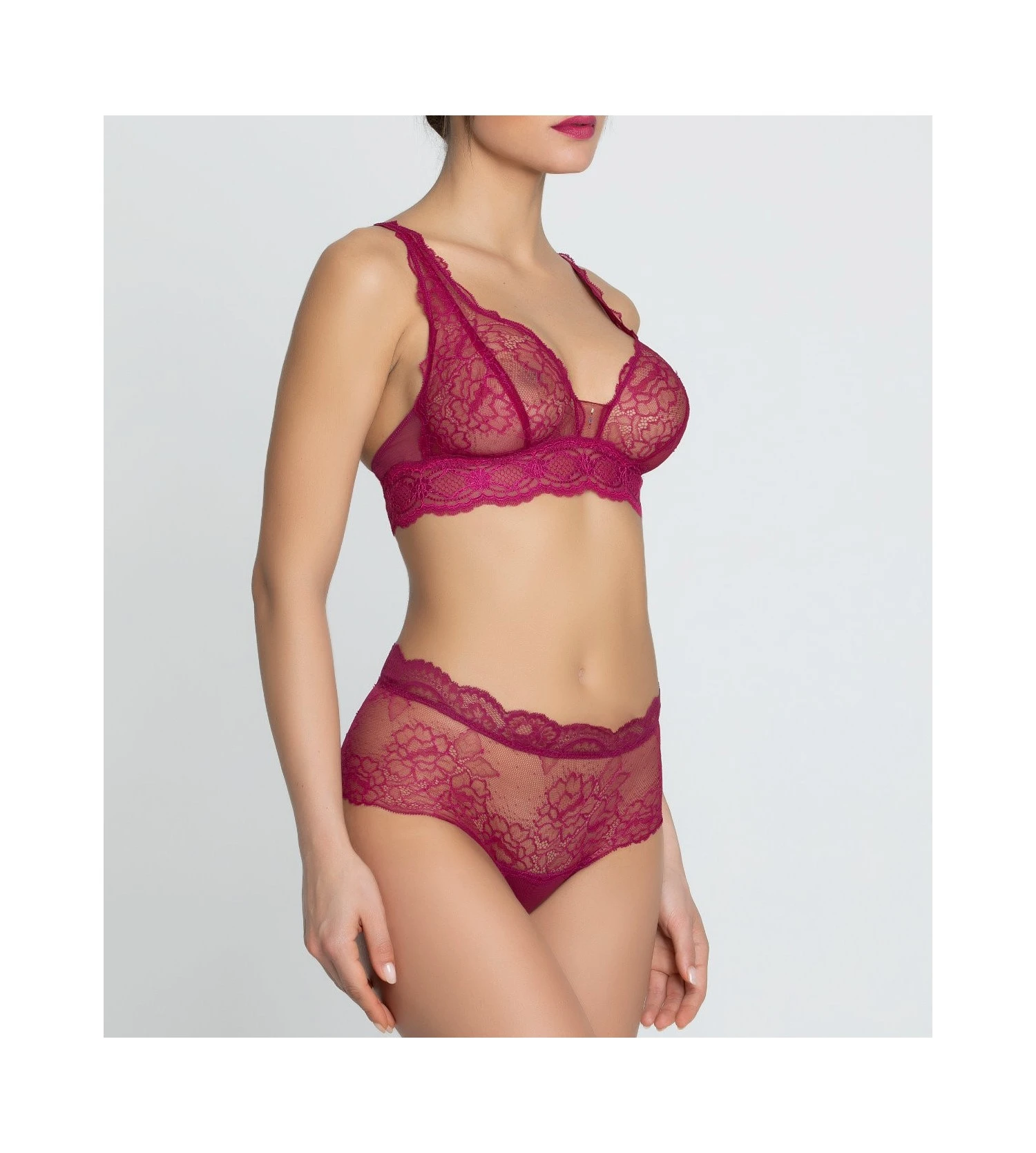 Sublime En Dentelle - Soutien-gorge Sans Armatures Fuchsia Sublime 11 Sublime En Dentelle - Soutien-gorge Sans Armatures Fuchsia Sublime – Image 11