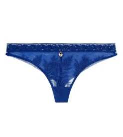 Aubade Tanga Parenthèse Tropicale Electric Blue -Sousvêtement Magasin tanga parenthese tropicale electric blue 4