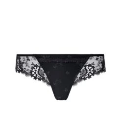 Simone Perele Tanga String Brodé Wish NOIR