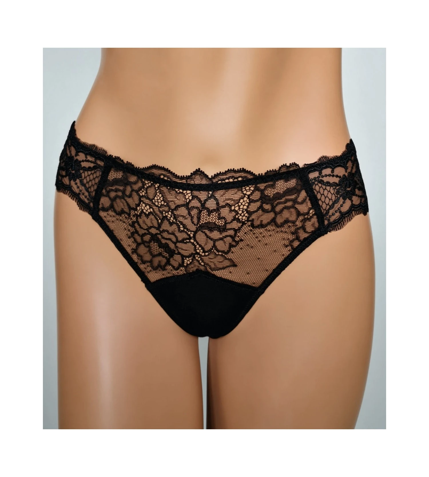 Tanga Sublime En Dentelle 0005 Noir 3 Tanga Sublime En Dentelle 0005 Noir – Image 3