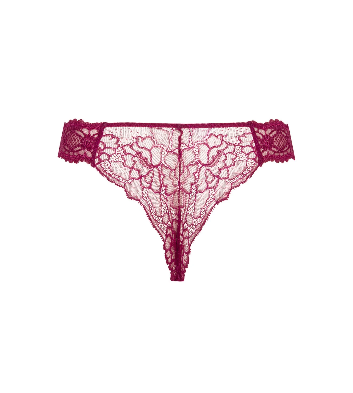 Tanga Sublime En Dentelle Fuchsia Sublime 2 Tanga Sublime En Dentelle Fuchsia Sublime – Image 2